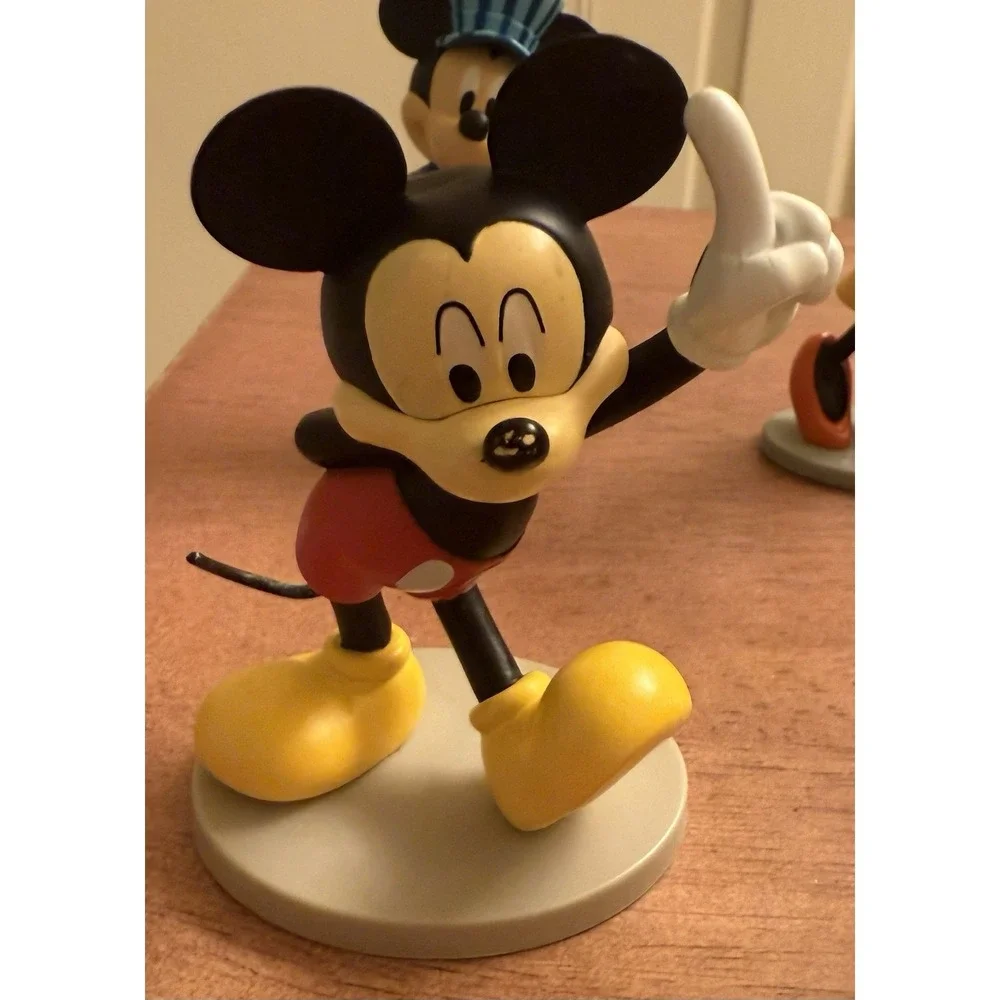 Lot of 8 Disney‎ Mickey Mouse Friends PVC Figures Cake Toppers Mickey Goofy Pete
